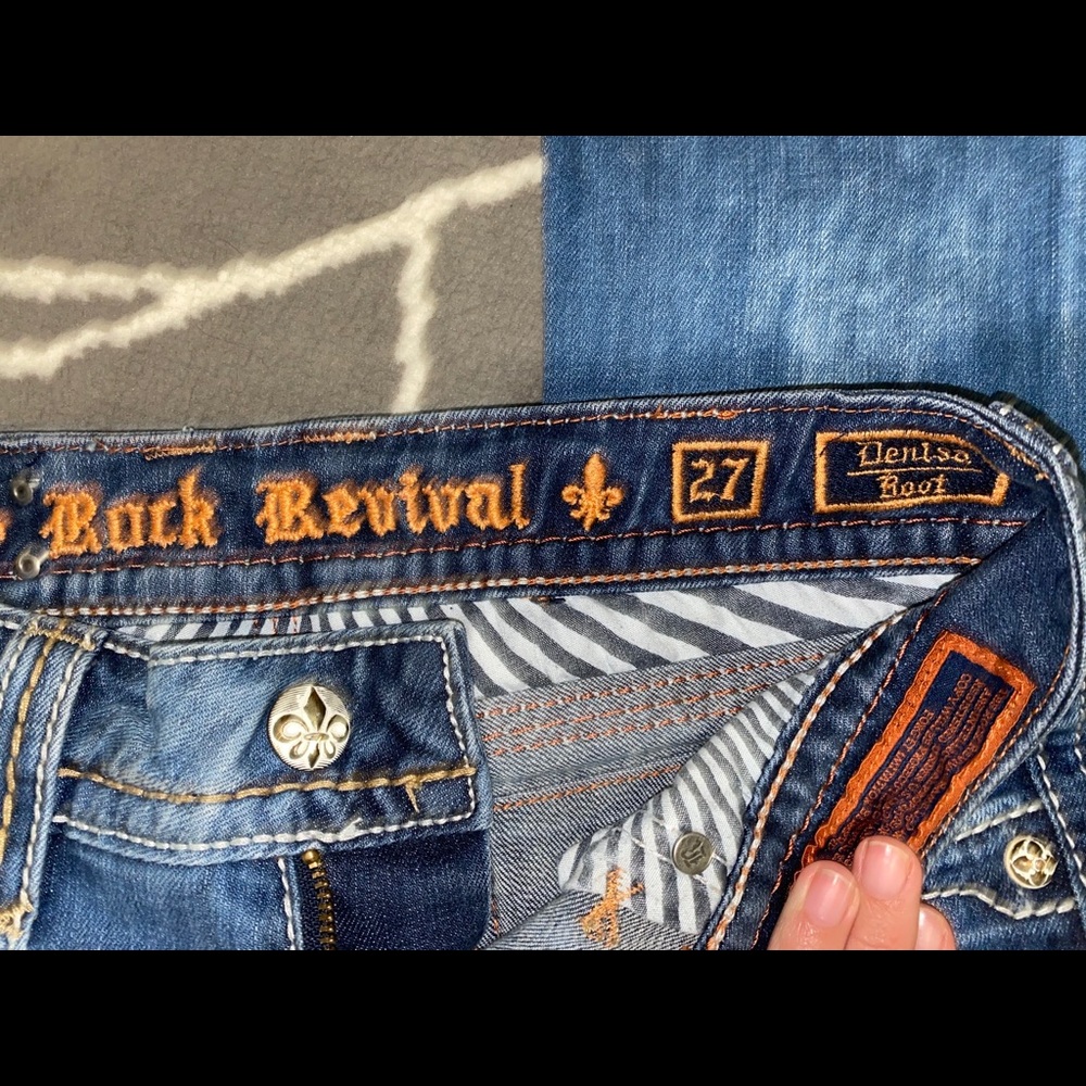 Rock Revival Bootcut Jeans- Size 27 - Picture 5 of 6